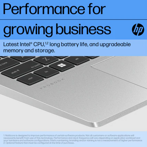 HP ProBook 450 G10 Business Laptop, 15.6" FHD Non-touch 60Hz, Intel Core i5-1335U, Intel UHD Graphics, 8GB DDR4 RAM, 256GB PCIe M.2 SSD, Wi-Fi 6, Windows 11 Pro, Silver HP ProBook 450 G10 Business Laptop, 15.6" FHD Non-touch 60Hz, Intel Core i5-1335U, Intel UHD Graphics, 8GB DDR4 RAM, 256GB PCIe M.2 SSD, Wi-Fi 6, Windows 11 Pro, Silver