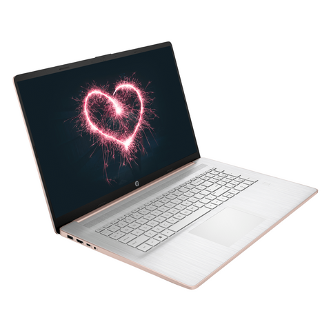 HP Essential 17 Laptop, 17.3" HD+ Touchscreen 60Hz, Intel Core i5-1335U, Intel Iris Xe Graphics, 8GB DDR4 RAM, 512GB PCIe M.2 SSD, Wi-Fi 6, Windows 11 Home, Pale Rose Gold HP Essential 17 Laptop, 17.3" HD+ Touchscreen 60Hz, Intel Core i5-1335U, Intel Iris Xe Graphics, 8GB DDR4 RAM, 512GB PCIe M.2 SSD, Wi-Fi 6, Windows 11 Home, Pale Rose Gold