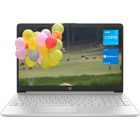 HP Essential 15 Laptop, 15.6" HD Touchscreen 60Hz, Intel Core i3-1215U, Intel UHD Graphics, 8GB DDR4 RAM, 256GB PCIe M.2 SSD, Wi-Fi 5, Windows 11 Home, Silver HP Essential 15 Laptop, 15.6" HD Touchscreen 60Hz, Intel Core i3-1215U, Intel UHD Graphics, 8GB DDR4 RAM, 256GB PCIe M.2 SSD, Wi-Fi 5, Windows 11 Home, Silver