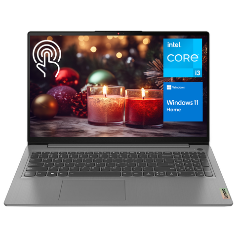 Lenovo IdeaPad 3 Laptop, 15.6" FHD Touchscreen 60Hz, Intel Core i3-1115G4, Intel UHD Graphics, 8GB DDR4 RAM, 256GB PCIe M.2 SSD, Wi-Fi 6, Windows 11 Home, Grey Lenovo IdeaPad 3 Laptop, 15.6" FHD Touchscreen 60Hz, Intel Core i3-1115G4, Intel UHD Graphics, 8GB DDR4 RAM, 256GB PCIe M.2 SSD, Wi-Fi 6, Windows 11 Home, Grey