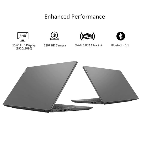 LENOVO V-Series V15 Gen 3 Business Traditional Laptop, 15.6" FHD 1920*1080 Non-touch 60Hz, Intel Core i7-1255U, Intel Iris Xe Graphics, 16GB DDR4 SODIMM, 512GB PCIe M.2 SSD, Wi-Fi 6, Windows 11 Pro, Grey LENOVO V-Series V15 Gen 3 Business Traditional Laptop, 15.6" FHD 1920*1080 Non-touch 60Hz, Intel Core i7-1255U, Intel Iris Xe Graphics, 16GB DDR4 SODIMM, 512GB PCIe M.2 SSD, Wi-Fi 6, Windows 11 Pro, Grey