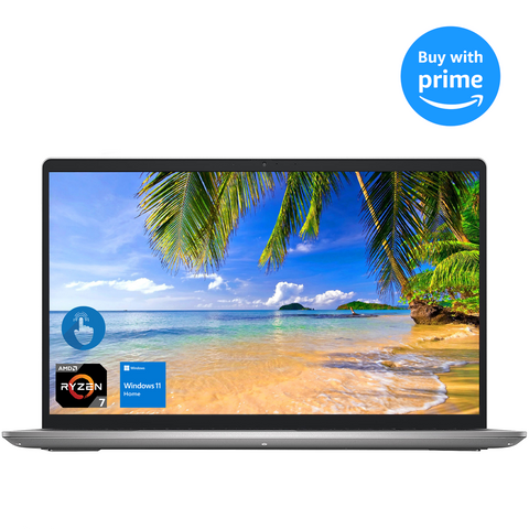 Dell Inspiron 15.6" FHD Touchscreen Laptop, AMD Ryzen 7 5825U, GeForce MX550, 32GB DDR4 RAM, 1TB SSD, Webcam, HDMI, Fingerprint Reader, WiFi 6, Windows 11 Home, Silver Dell Inspiron 15.6" FHD Touchscreen Laptop, AMD Ryzen 7 5825U, GeForce MX550, 32GB DDR4 RAM, 1TB SSD, Webcam, HDMI, Fingerprint Reader, WiFi 6, Windows 11 Home, Silver