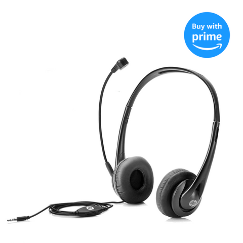 HP 3.5mm Stereo Wired Business Headset, Customer Service Headset with Microphone for PC/MAC HP 3.5mm Stereo Wired Business Headset, Customer Service Headset with Microphone for PC/MAC