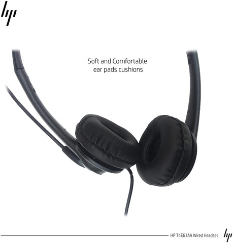 HP 3.5mm Stereo Wired Business Headset, Customer Service Headset with Microphone for PC/MAC HP 3.5mm Stereo Wired Business Headset, Customer Service Headset with Microphone for PC/MAC