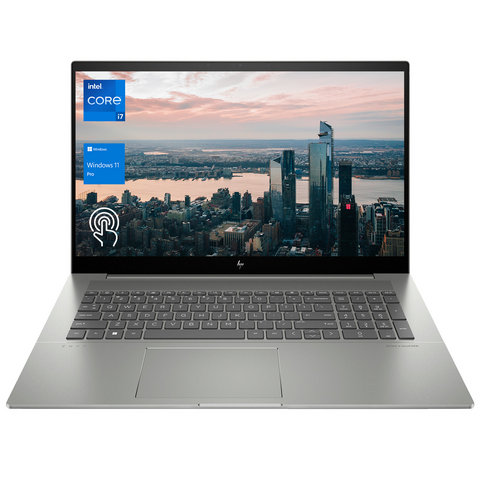 HP Envy 17t-cr100 Daily Traditional Laptop, 17.3" FHD 1920*1080 Touchscreen 60Hz, Intel Core i7-13700H, Intel Iris Xe Graphics, 8GB DDR4 SODIMM, 1TB PCIe M.2 SSD, Wi-Fi 6, Non-RGB Backlit Keyboard, Windows 11 Home, Grey