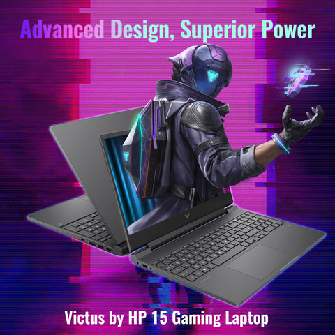 HP Victus 15 15.6" Traditional Laptop Intel Core i5 16GB RAM NVIDIA GeForce RTX 4050 512GB SSD Storage Windows 11 Home 144Hz - Silver
