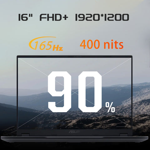 ASUS TUF F16 16 inches Traditional Laptop Intel Core i7 64GB RAM NVIDIA GeForce RTX 5050 2TB SSD Storage Windows 11 Pro 165Hz - Grey
