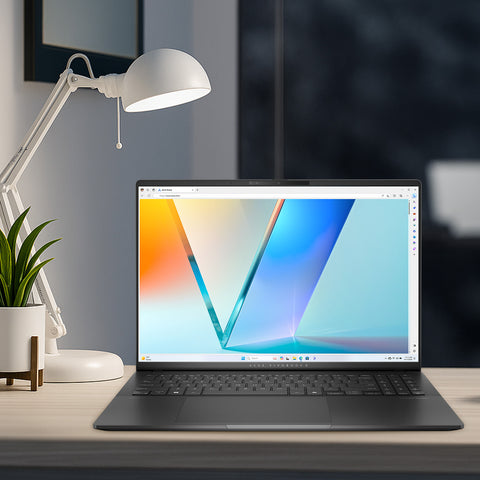 ASUS Vivobook S 16 Flip 15.6" Laptop, Ryzen AI 9 HX 370, 32GB RAM, Radeon Graphics, 1TB SSD, 2.8K 120Hz Display, Windows 11 Home, Black