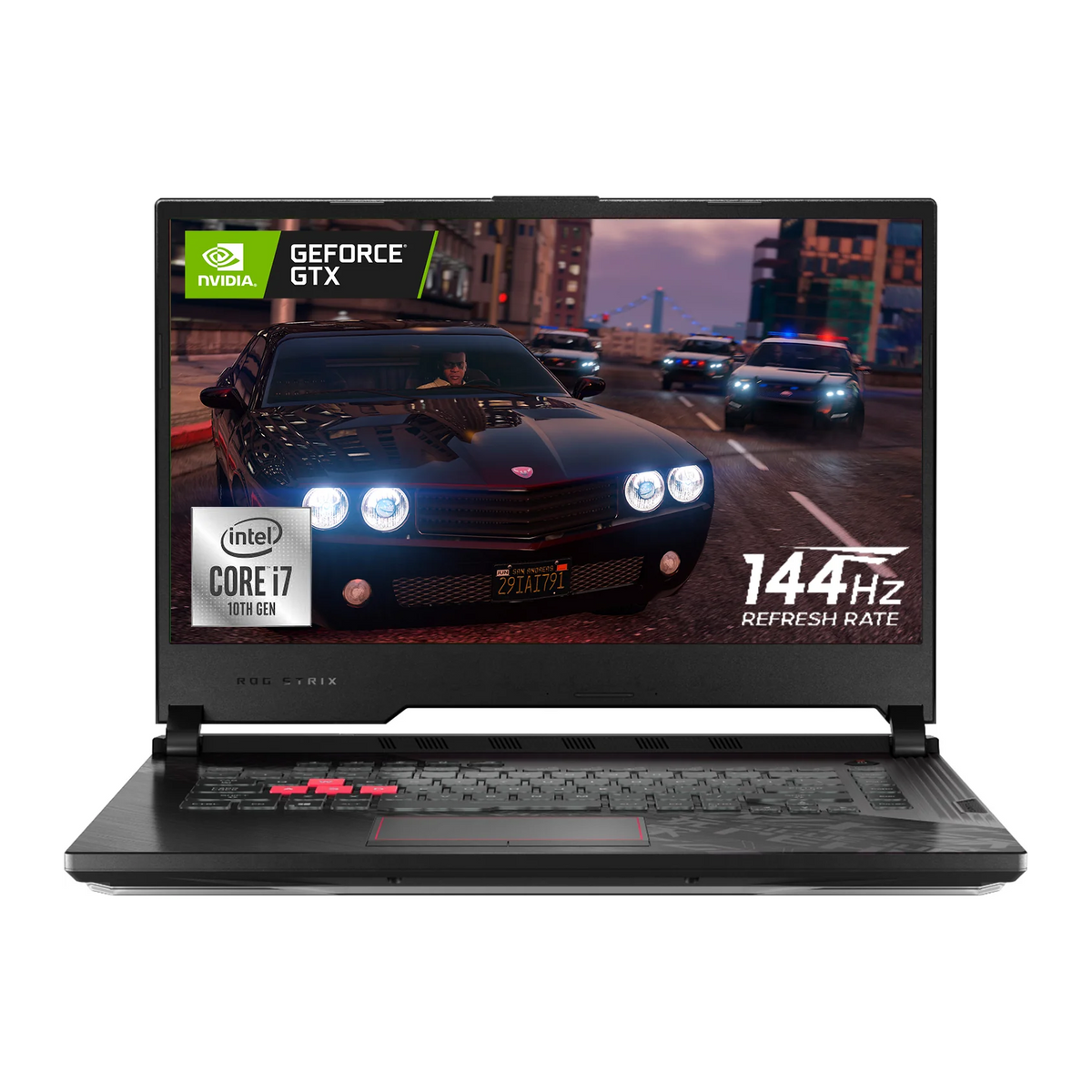 ASUS ROG Strix G15 Gaming Laptop, 15.6" FHD 144Hz Display, Intel Core i7-10750H, GeForce GTX 1650 Ti, RGB Backlit Keyboard, Wi-Fi 6, Windows 10 Home, Black
