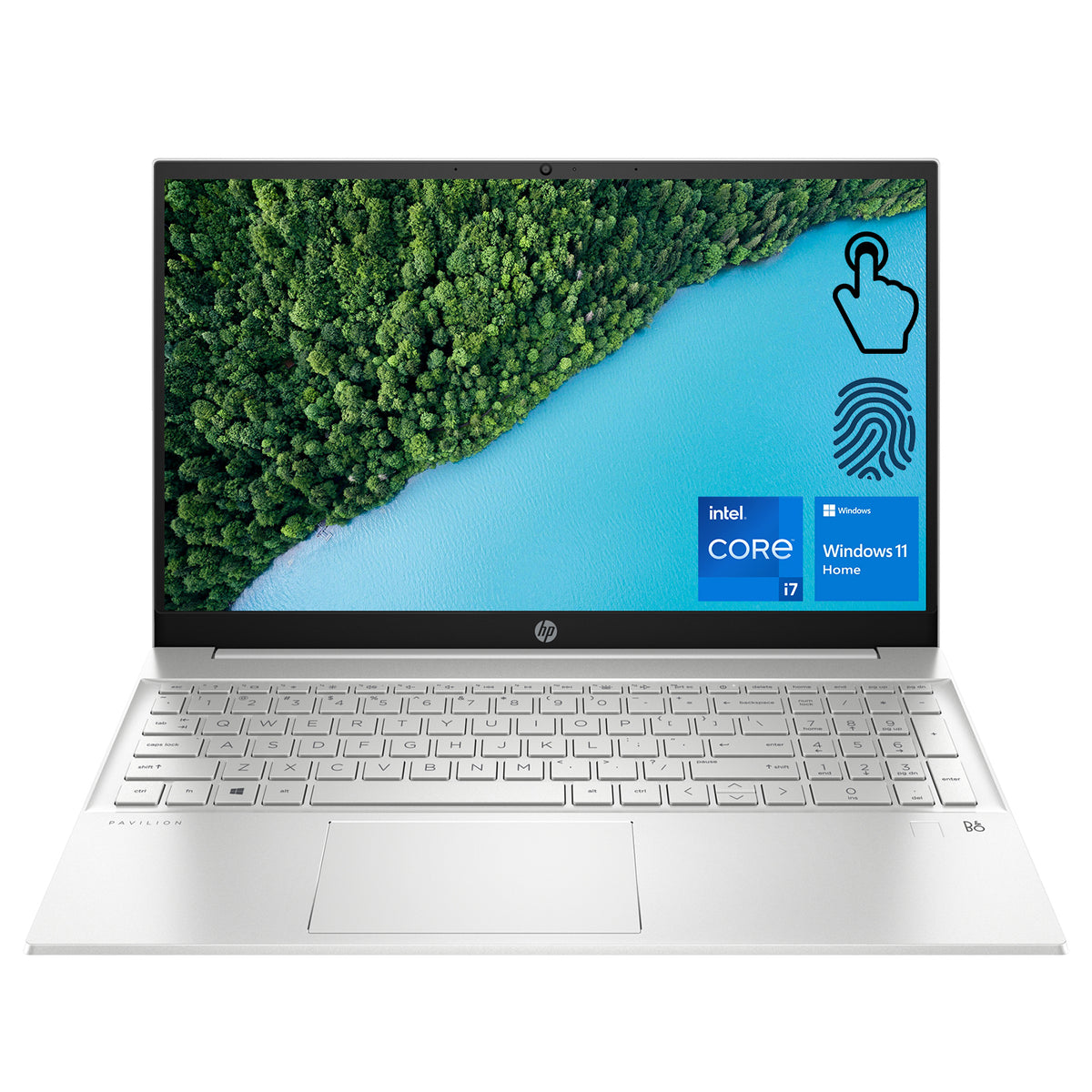 HP Pavilion 15t-eg300 Daily Traditional Laptop, 15.6" FHD 1920*1080 Touchscreen 60Hz, Intel Core i7-1360P, Intel Iris Xe Graphics, 16GB DDR4 SODIMM, 1TB PCIe M.2 SSD, Wi-Fi 6, Non-RGB Backlit Keyboard, Windows 11 Home, Silver