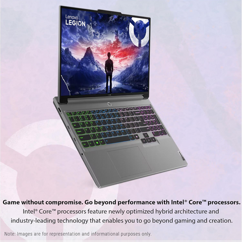 LENOVO Legion 5 16" Traditional Laptop Intel Core i9 32GB RAM NVIDIA GeForce RTX 4060 1TB SSD Storage Windows 11 Home 165Hz - Grey