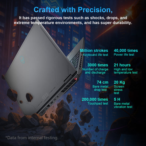 THUNDEROBOT Radiant R16 16 inches Traditional Laptop Intel Core i9 64GB RAM NVIDIA GeForce RTX 5080 4TB SSD Storage Windows 11 Home 300Hz - Black
