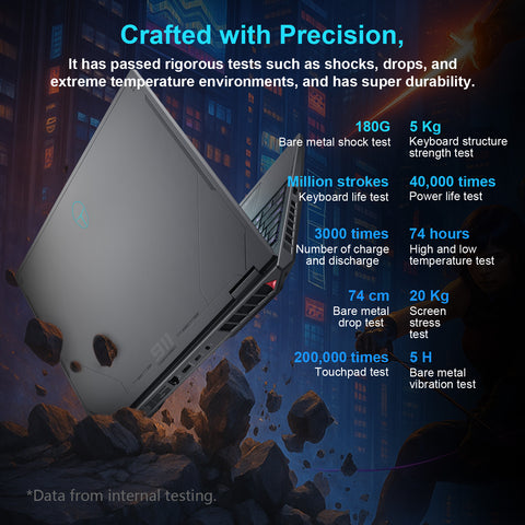 THUNDEROBOT Radiant 16 16 inches Traditional Laptop Intel Core i9 16GB RAM NVIDIA GeForce RTX 5060 512GB SSD Storage Windows 11 Home 300Hz - Black