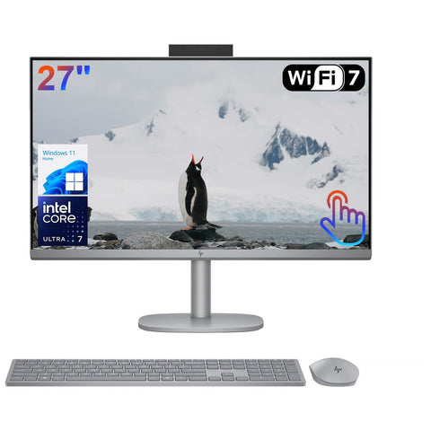 HP OmniStudio X 27" All-in-One Intel Core Ultra 7 32GB RAM Intel Arc Graphics 1TB SSD Storage Windows 11 Home 60Hz - Grey