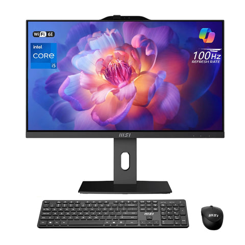 MSI PRO AP242P 23.8" All-in-One Intel Core i7 16GB RAM Intel UHD Graphics 1TB SSD Storage Windows 11 Home 100Hz - Black