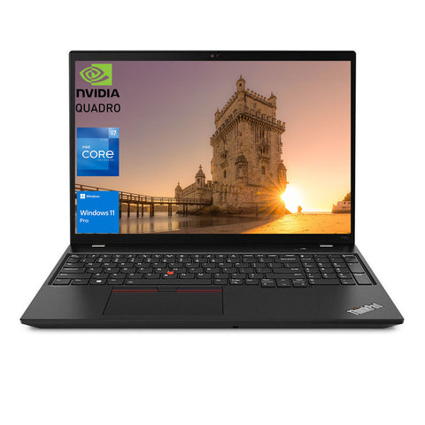 LENOVO ThinkPad P16s Gen 1 Business Traditional Laptop, 16" FHD+ 1920*1200 Non-touch 60Hz, Intel Core i7-1270P, NVIDIA Quadro T550, 16GB DDR4 SODIMM, 512GB PCIe M.2 SSD, Wi-Fi 6, Windows 11 Pro, Black