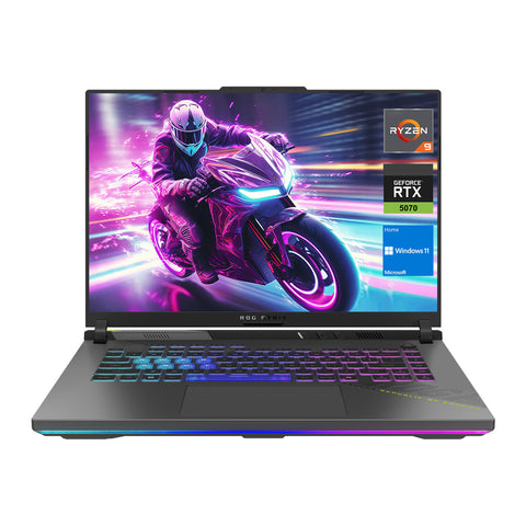 ASUS ROG Strix 16-in Traditional Laptop AMD Ryzen 9 16GB RAM NVIDIA GeForce RTX 5070 1TB SSD Storage Windows 11 Home 165Hz - Black
