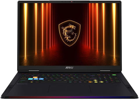 MSI Raider 18 18" Traditional Laptop Intel Core Ultra 9 32GB RAM NVIDIA GeForce RTX 5090 1TB SSD Storage Windows 11 Home 120Hz - Black