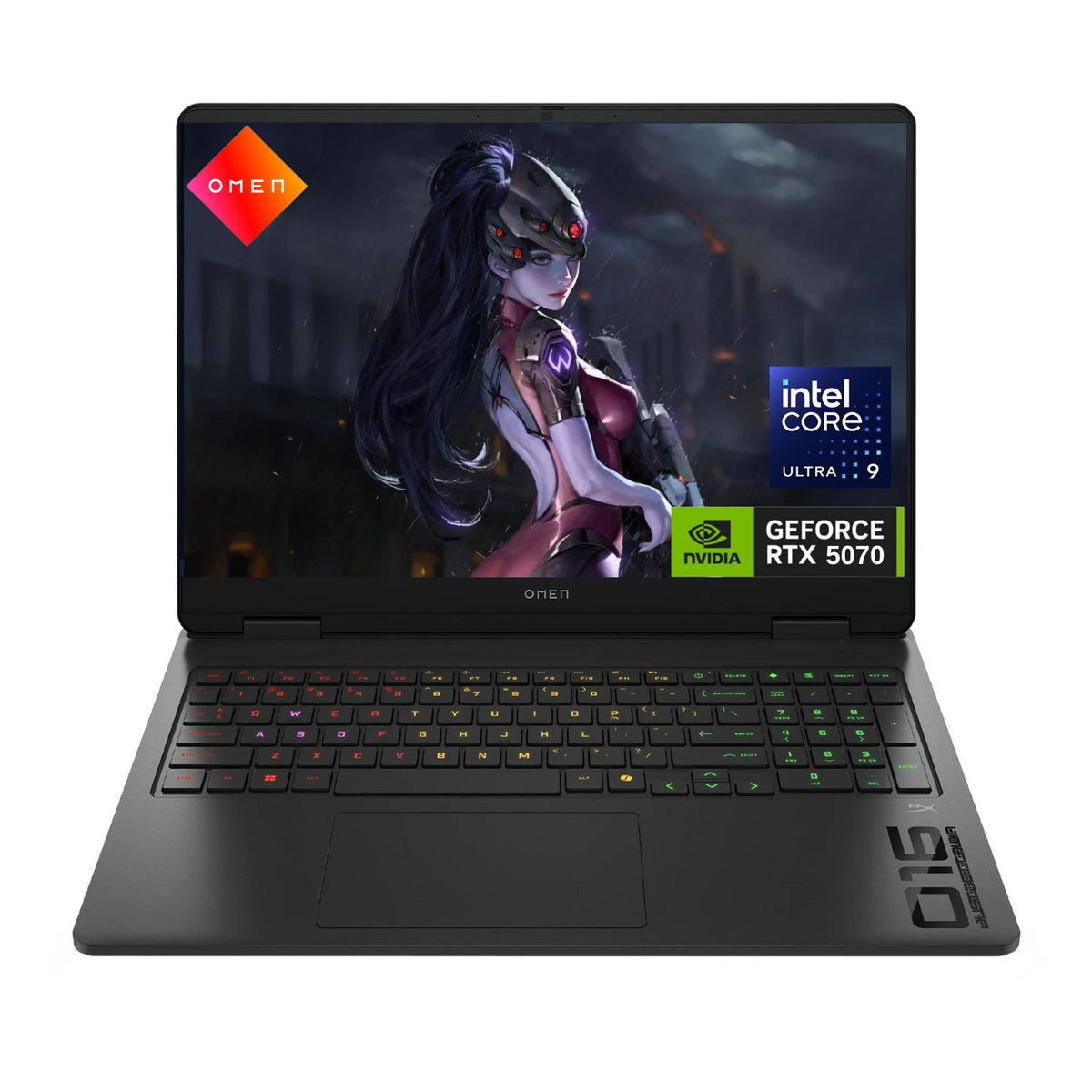 HP Omen 16" Traditional Laptop Intel Core Ultra 9 16GB RAM NVIDIA GeForce RTX 5070 1TB SSD Storage Windows 11 Home 240Hz - Black
