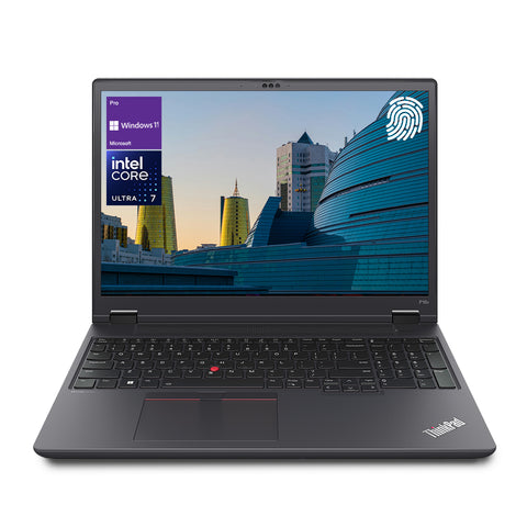 LENOVO ThinkPad P16v 16" Traditional Laptop Intel Core Ultra 7 16GB RAM Intel Arc Graphics 512GB SSD Storage Windows 11 Pro 60Hz - Black