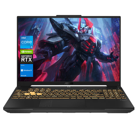 ASUS TUF F16 16" Traditional Laptop Intel Core 5 8GB RAM NVIDIA GeForce RTX 4050 512GB SSD Storage Windows 11 Home 144Hz - Black