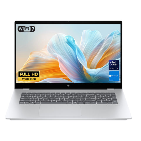 HP OmniBook 7 17.3" Traditional Laptop Intel Core Ultra 7 16GB RAM Intel Arc 140V 512GB SSD Storage Windows 11 Home 60Hz - Silver