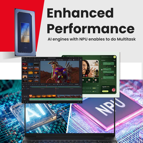 LENOVO ThinkPad E16 16" Traditional Laptop Intel Core Ultra 7 16GB RAM Intel Graphics 512GB SSD Storage Windows 11 Pro 60Hz - Black