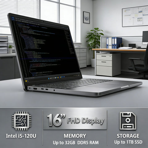 DELL Pro 16 16-in Traditional Laptop Intel Core 5 32GB RAM Intel Graphics 1TB SSD Storage Windows 11 Pro 60Hz - Silver
