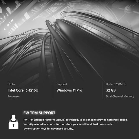 MSI Cubi 5 Mini Desktop Intel Core i3 8GB RAM Intel UHD Graphics 1TB SSD Storage Windows 11 Home - Black