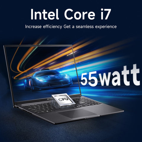 ASUS Vivobook 16 16" Traditional Laptop Intel Core i7 16GB RAM Intel Iris Xe Graphics 1TB SSD Storage Windows 11 Home 60Hz - Black