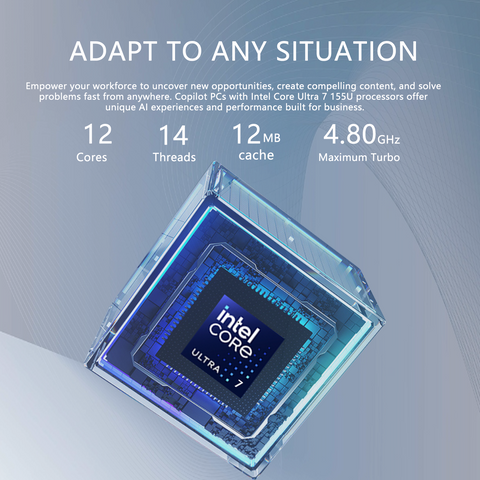 LENOVO ThinkPad T16 16" Traditional Laptop Intel Core Ultra 7 32GB RAM Intel Graphics 512GB SSD Storage Windows 11 Pro 60Hz - Black