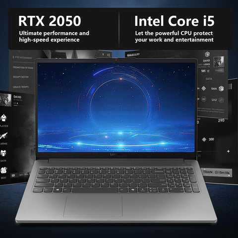 LENOVO LOQ 15.6 inches Traditional Laptop Intel Core i5 32GB RAM NVIDIA GeForce RTX 2050 1TB SSD Storage Windows 11 Home 144Hz - Grey