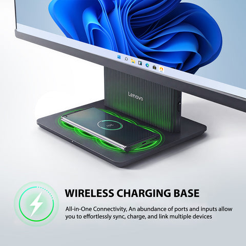 LENOVO IdeaCentre 24 inches All-in-One AMD Ryzen 5 32GB RAM AMD Radeon Graphics 2TB SSD Storage Windows 11 Home 100Hz - Black