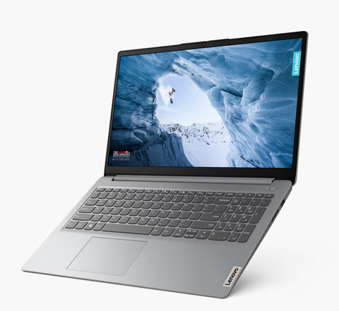 LENOVO IdeaPad 1 15.6" Traditional Laptop Intel Celeron 4GB RAM Intel UHD Graphics 128GB eMMC Storage Windows 11 Home 60Hz - Grey