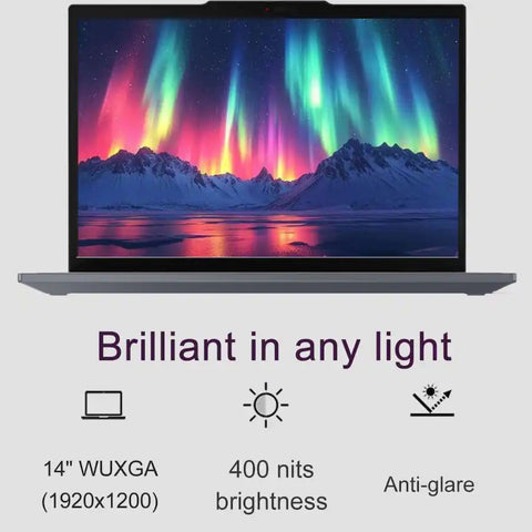 LENOVO ThinkPad T14 14 in Traditional Laptop Intel Core Ultra 7 64GB RAM Intel Graphics 2TB SSD Storage Windows 11 Pro 60Hz - Grey
