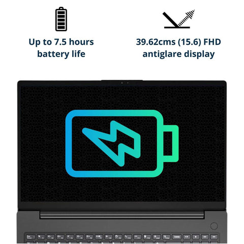 LENOVO V-Series V15 15.6 in FHD Business Laptop, AMD Ryzen 5 7520U, AMD Radeon Graphics, 16GB RAM, 1TB SSD, Wi-Fi 6, Win11 Pro, Grey