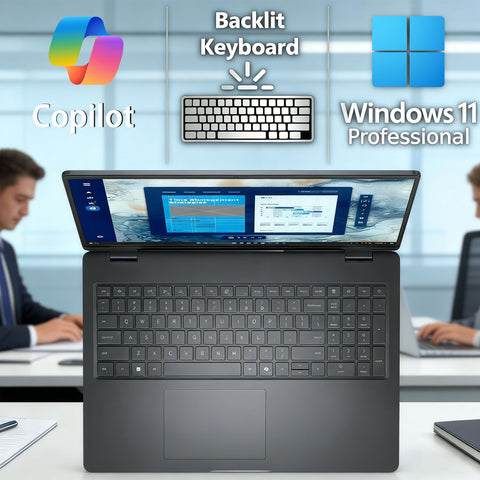 DELL Pro 16 16-in Traditional Laptop Intel Core 5 32GB RAM Intel Graphics 1TB SSD Storage Windows 11 Pro 60Hz - Silver