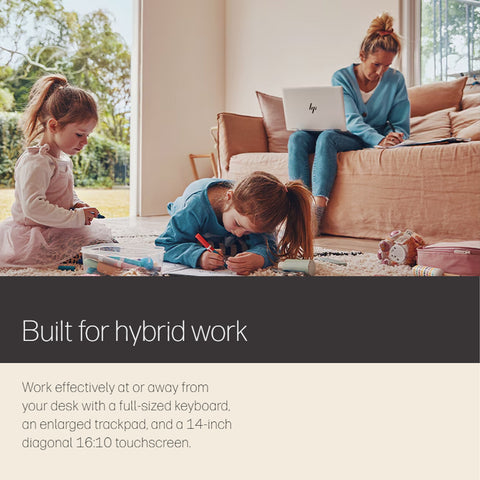 HP EliteBook 640 14 inches Traditional Laptop Intel Core Ultra 7 16GB RAM Intel Graphics 256GB SSD Storage Windows 11 Pro 60Hz - Silver