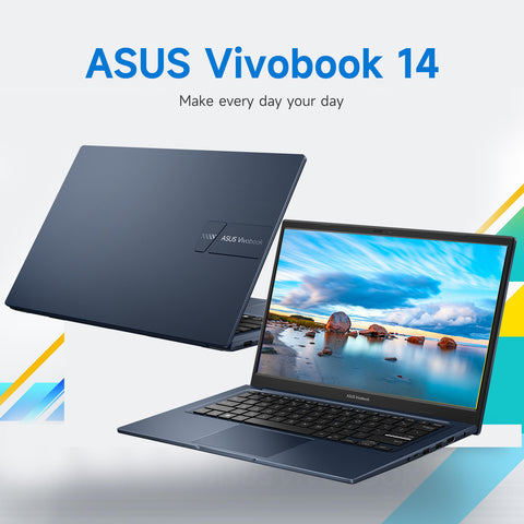 ASUS Vivobook 14X 14" Traditional Laptop Intel Core i5 12GB RAM Intel Iris Graphics 256GB SSD Storage Windows 11 Home 60Hz - Blue