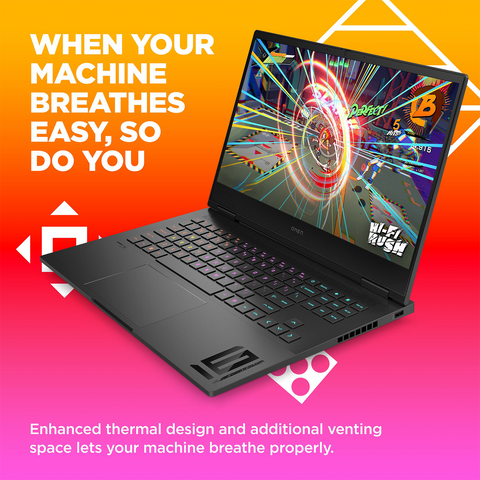 HP Omen 16.1" Traditional Laptop Intel Core i9 16GB RAM NVIDIA GeForce RTX 4060 512GB SSD Storage Windows 11 Home 165Hz - Black