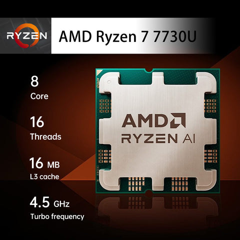 LENOVO V-Series V15 15.6 inches Traditional Laptop AMD Ryzen 7 40GB RAM AMD Radeon Graphics 2TB SSD Storage Windows 11 Pro 60Hz - Black