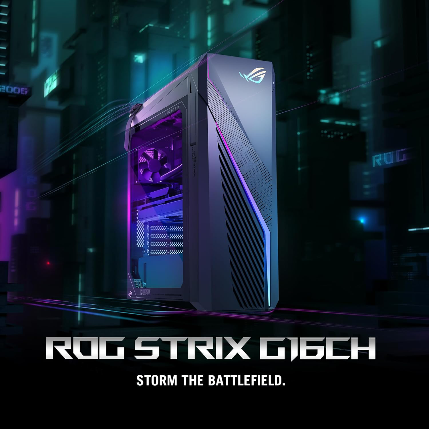 Asus Rog Tower Set ASUS ROG Strix Tower Desktop Intel Core i7 16GB RAM NVIDIA GeForce RTX ...