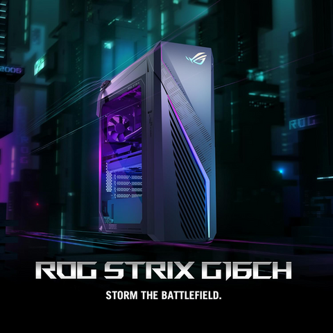 ASUS ROG Strix Tower Desktop Intel Core i7 16GB RAM NVIDIA GeForce RTX 4070 1TB SSD Storage Windows 11 Home - Grey