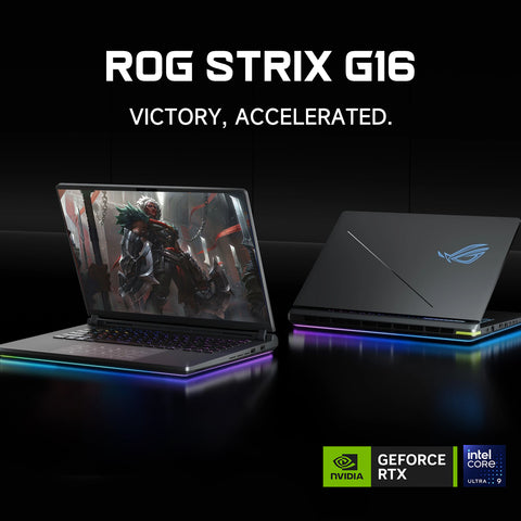 ASUS ROG Strix 16" Traditional Laptop Intel Core Ultra 9 32GB RAM NVIDIA GeForce RTX 5080 1TB SSD Storage Windows 11 Home 240Hz - Grey