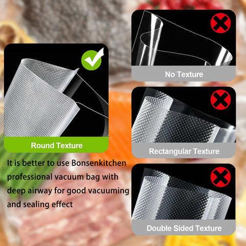 Bonsenkitchen Vacuum Sealer Machine, Stainless Steel Vacuum Food Sealer with 8-in-1 Vacuum Sealing System, 6 Food Vacuum Modes, Built-in Cutter and Bag Storage, Fully Starter Kits (Bright Silver)