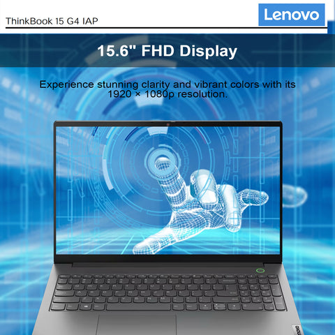 LENOVO ThinkBook 15 Gen 4 Traditional Laptop 15.6" Intel Core i7 8GB RAM Intel UHD Graphics 512GB SSDSSD Storage Windows 11 Pro 60Hz - Grey