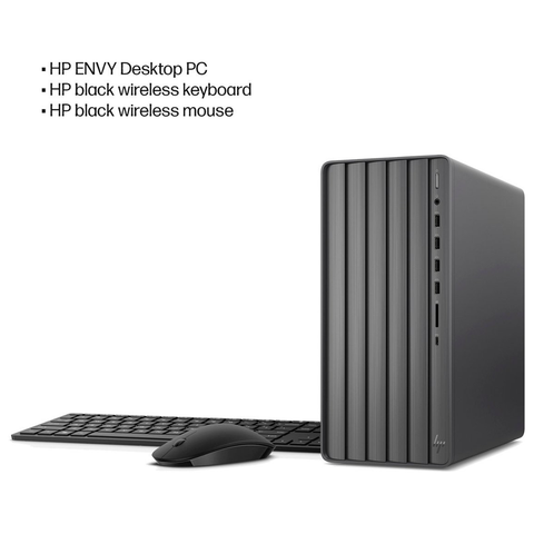 HP Envy Tower Desktop Intel Core i5 8GB RAM Intel UHD Graphics 512GB SSD Storage Windows 11 Home - Black