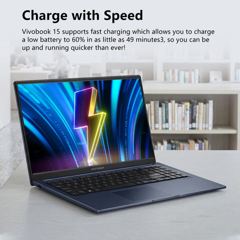 ASUS Vivobook 15 15.6 in Traditional Laptop Intel Core 7 16GB RAM Intel Graphics 2TB SSD Storage Windows 11 Pro 60Hz - Blue