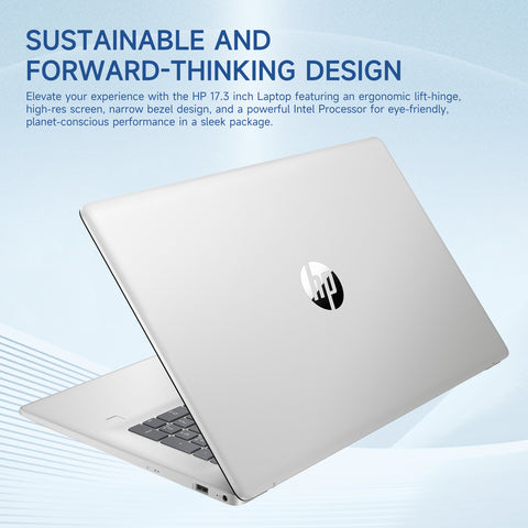 HP Essential 17.3" Traditional Laptop Intel Core 7 8GB RAM Intel Integrated Graphics 512GB SSD Storage Windows 11 Home 60Hz - Silver