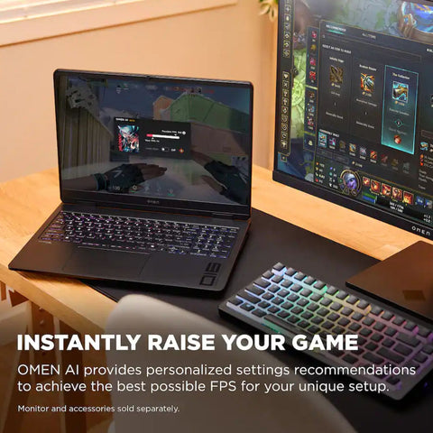 HP Omen 16 inches Traditional Laptop AMD Ryzen AI 7 16GB RAM NVIDIA GeForce RTX 5060 1TB SSD Storage Windows 11 Home 165Hz - Black